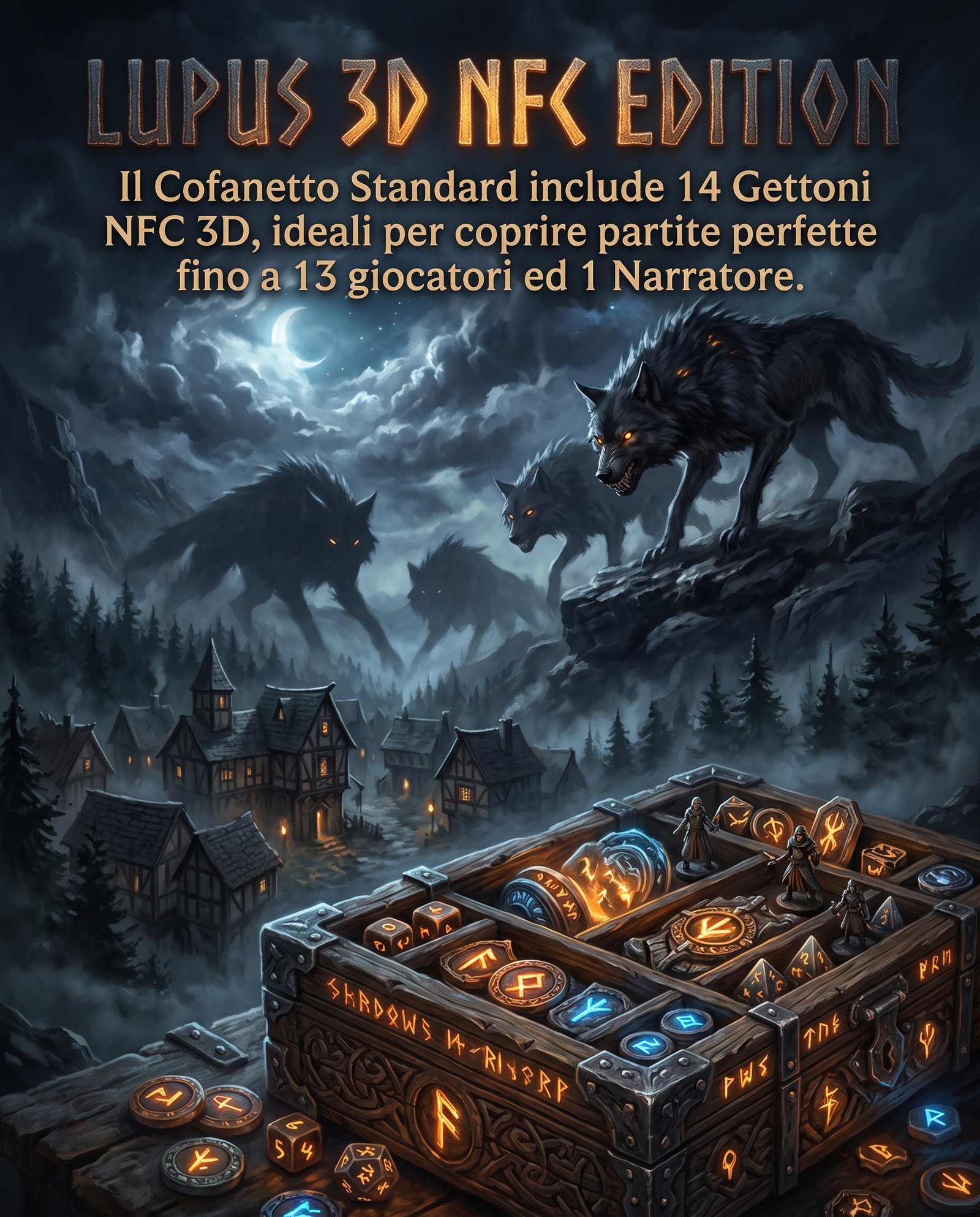 Cofanetto da gioco Lupus 3D NFC Edition